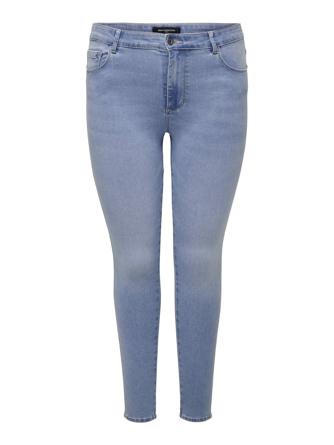 Curvy CarAugusta HW Skinny Fit Jeans | Hellblau | ONLY®