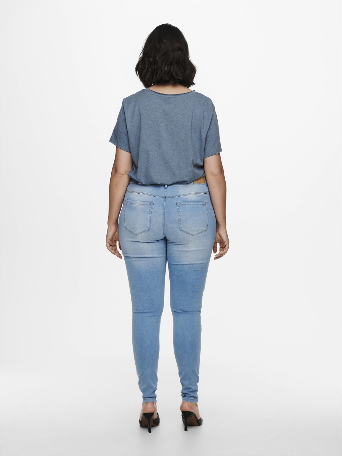 Curvy CarAugusta hw Skinny fit jeans | Light Blue | ONLY®