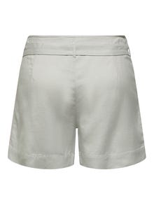 ONLY High waist belt Shorts -Storm Gray - 15199801
