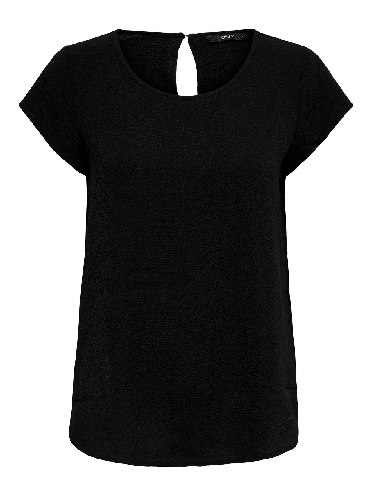 ONLY Regular Fit O-Neck T-Shirt -Black - 15199960