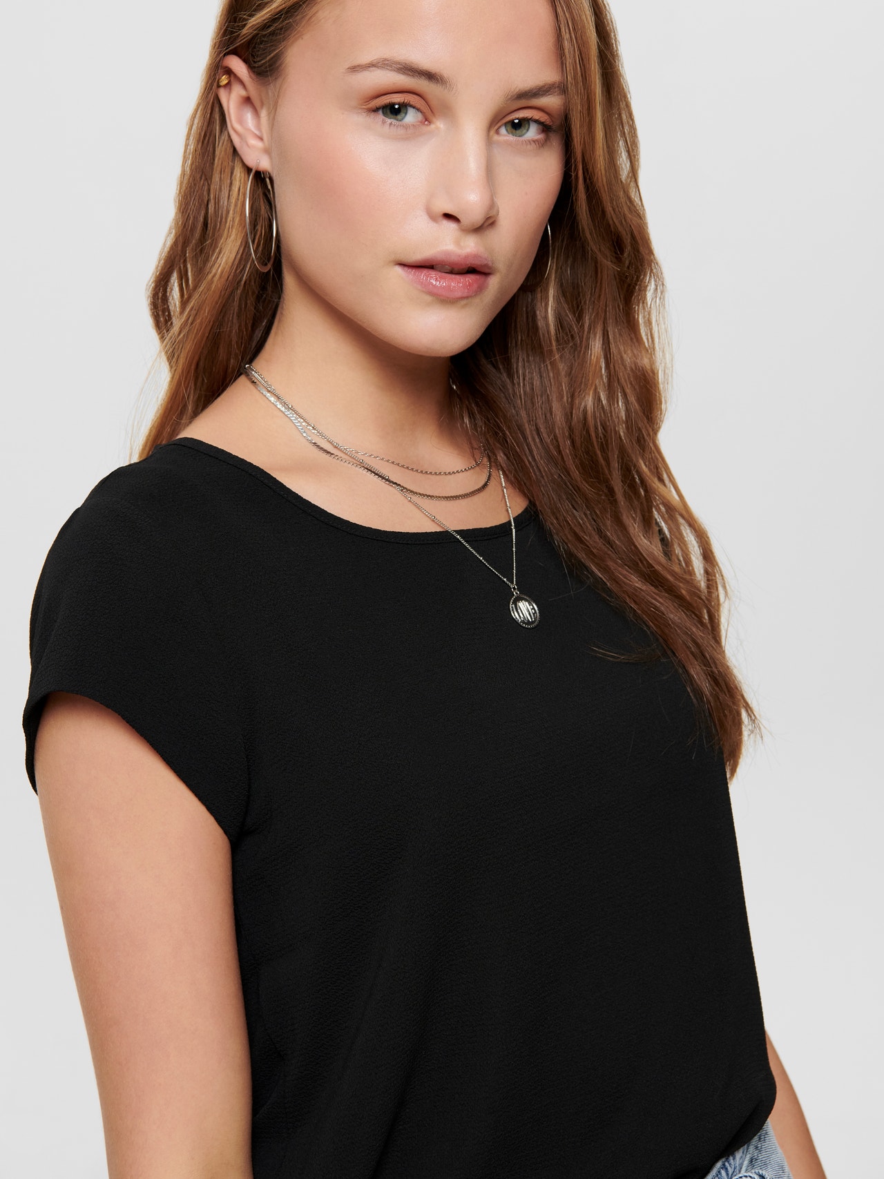 ONLY Loose Top -Black - 15199960