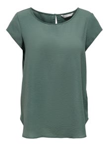 ONLY Normal geschnitten Rundhals T-Shirt -Balsam Green - 15199960