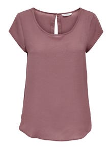 ONLY Regular Fit O-Neck T-Shirt -Rose Brown - 15199960