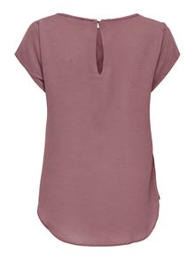 ONLY Normal geschnitten Rundhals T-Shirt -Rose Brown - 15199960