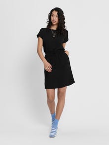 ONLY Regular fit O-hals Korte jurk -Black - 15199990