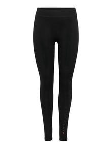 ONLY Slim Fit Mid waist Leggings -Black - 15200077