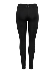ONLY Leggings Slim Fit Taille moyenne -Black - 15200077