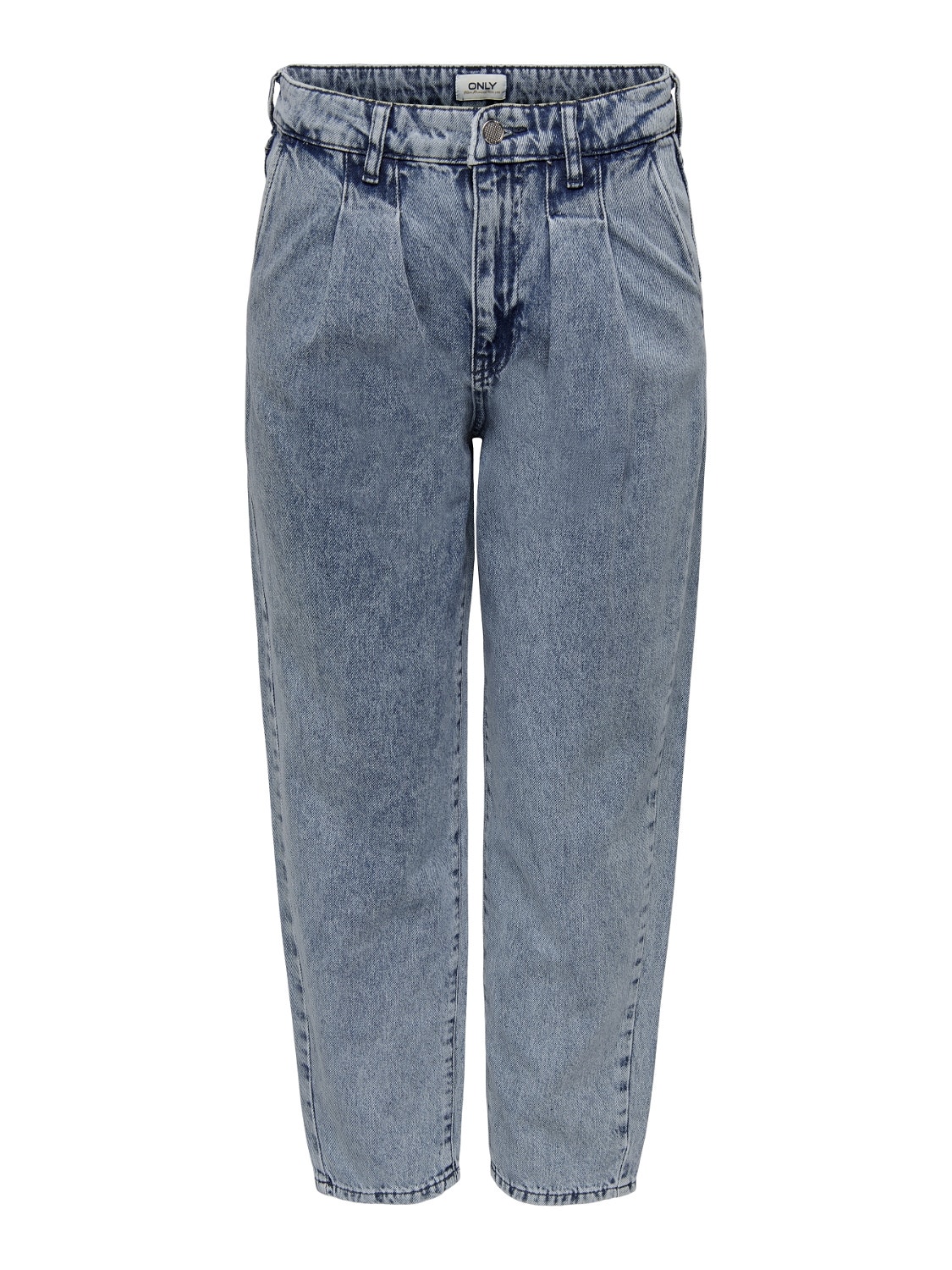 ONLY ONLHavana life hw carot cropped Jeans straight fit -Medium Blue Denim - 15200166