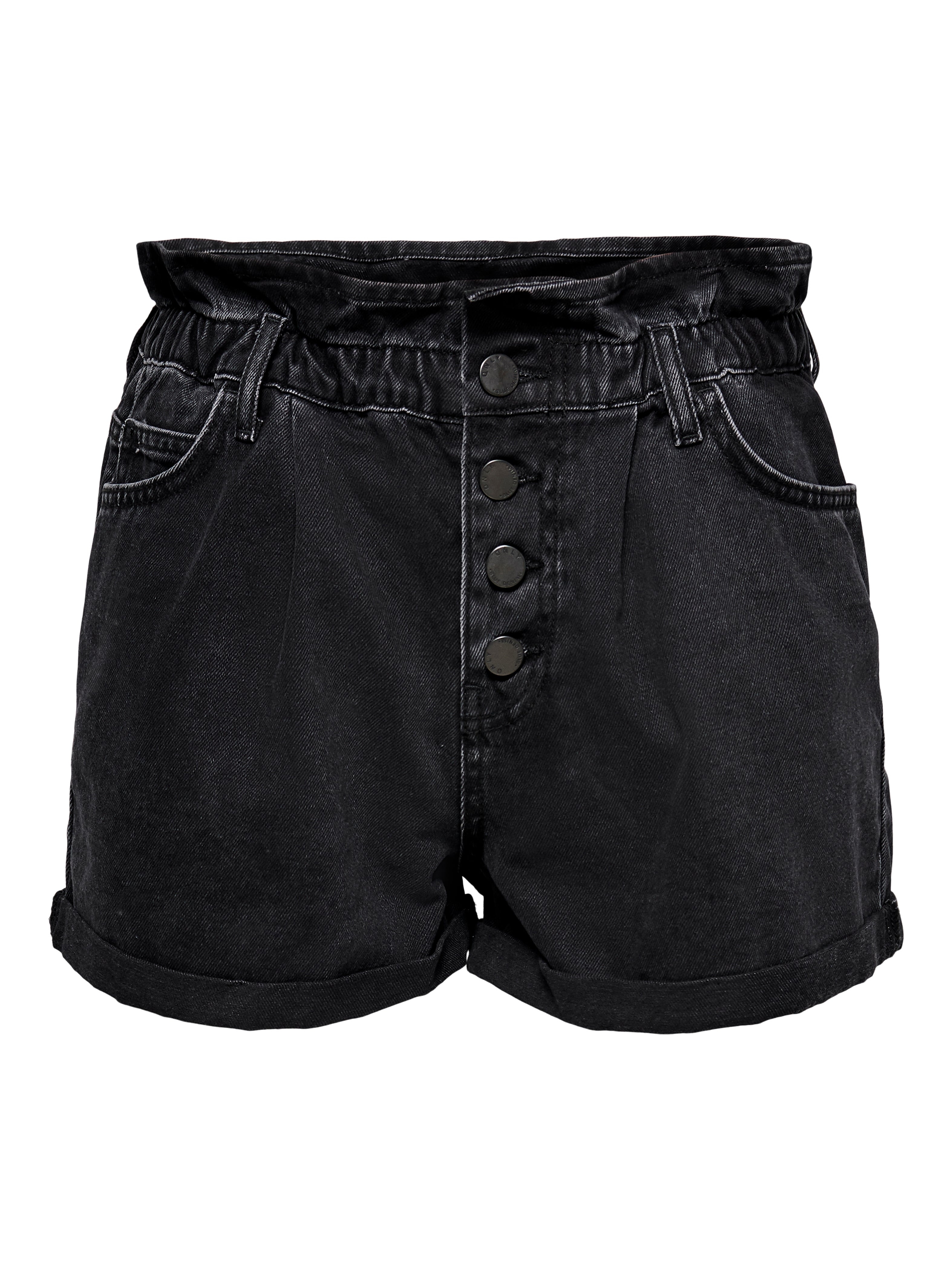 Thumbnail - Onlcuba Hohe Taille Locker Geschnitten Jeans-shorts