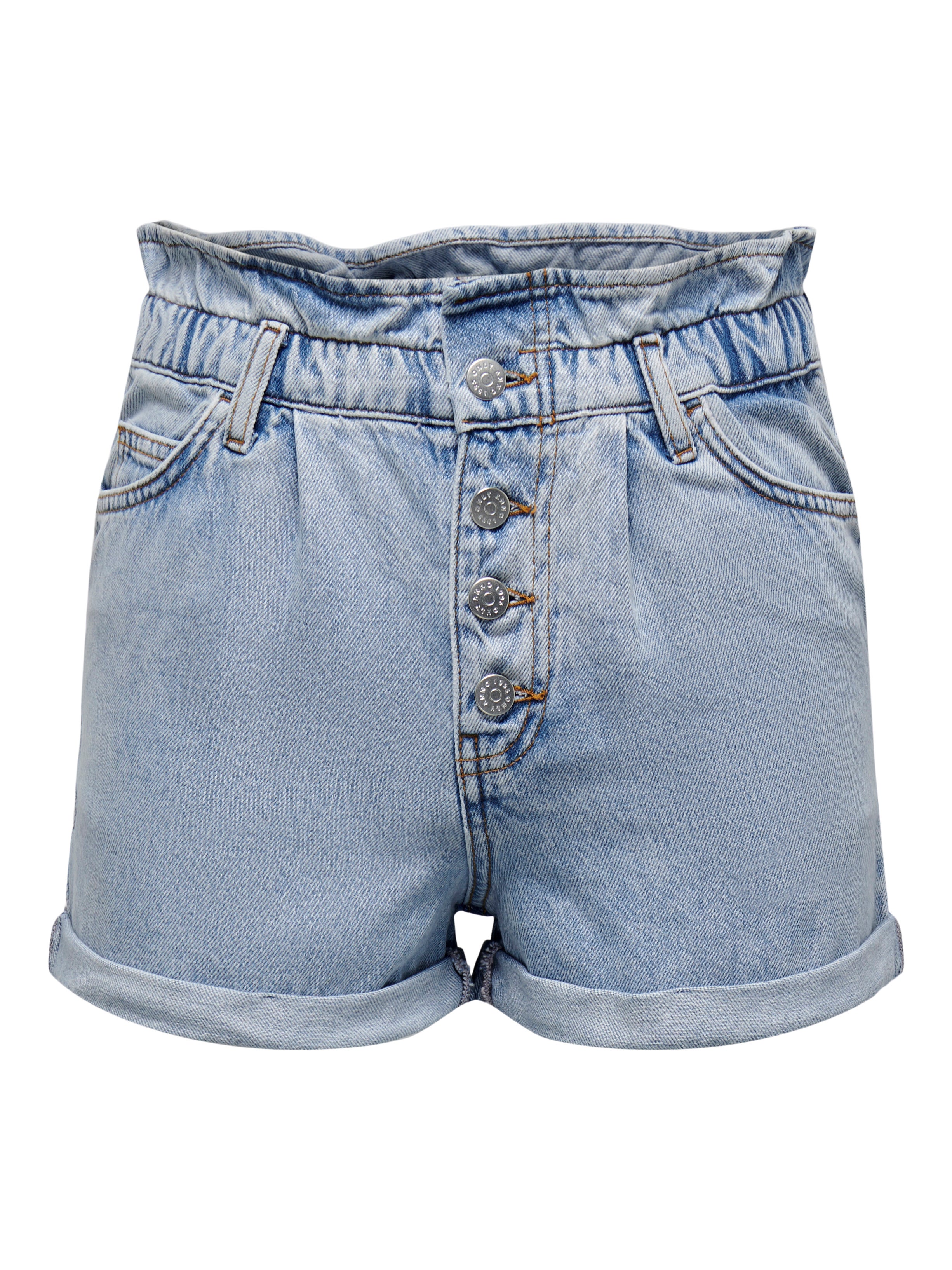 Thumbnail - Onlcuba Hohe Taille Locker Geschnitten Jeans-shorts