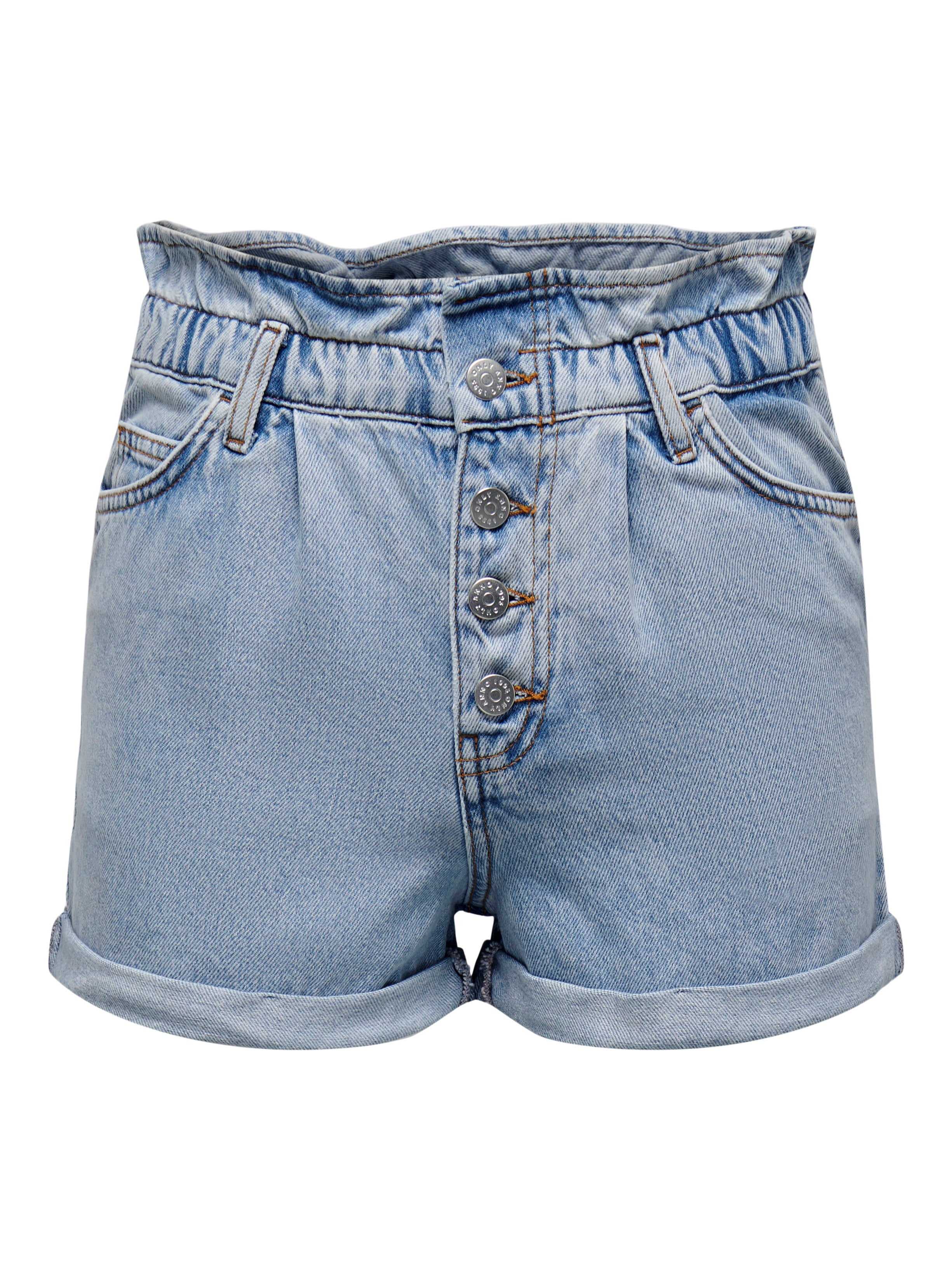 Thumbnail - Onlcuba Hohe Taille Locker Geschnitten Jeans-shorts