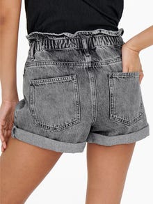 ONLY ONLCuba life paperbag Shorts en jean -Grey Denim - 15200196