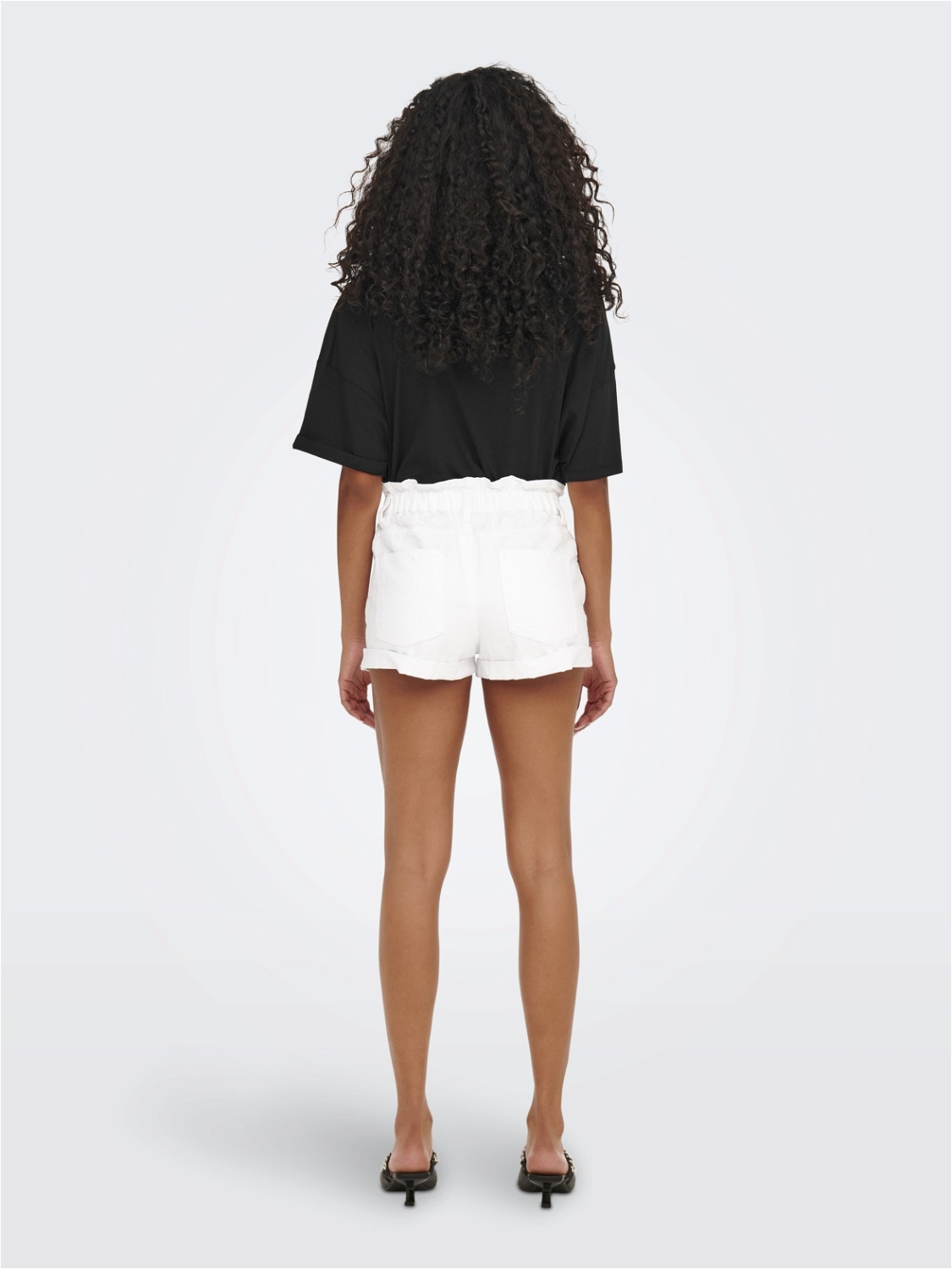 ONLY ONLCuba life paperbag Shorts en jean -White - 15200196
