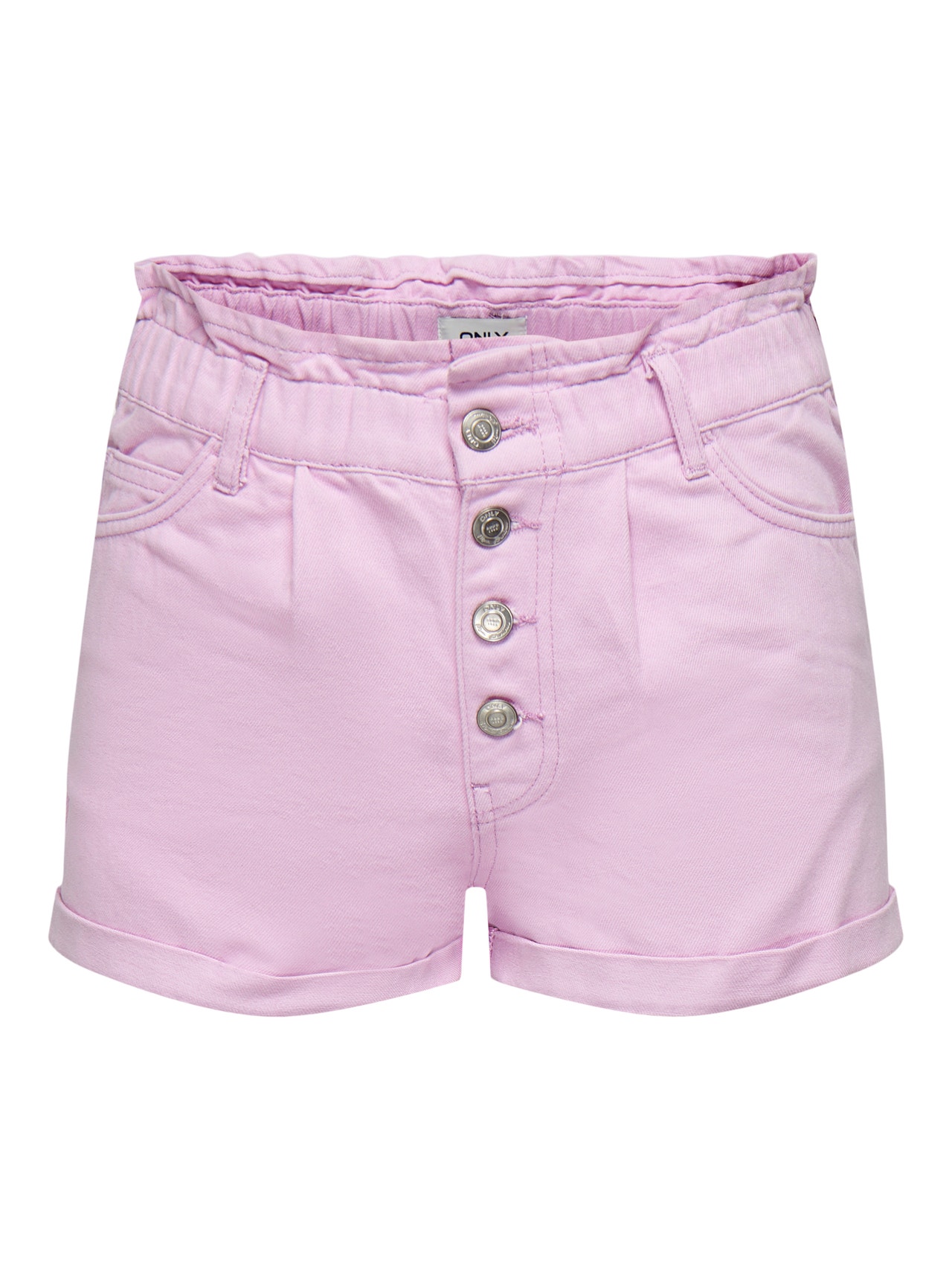ONLY Relaxed Fit High waist Fold-up hems Shorts -Orchid Bouquet - 15200196