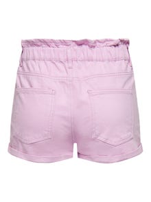 ONLY Shorts Relaxed Fit Taille haute Ourlets repliés -Orchid Bouquet - 15200196