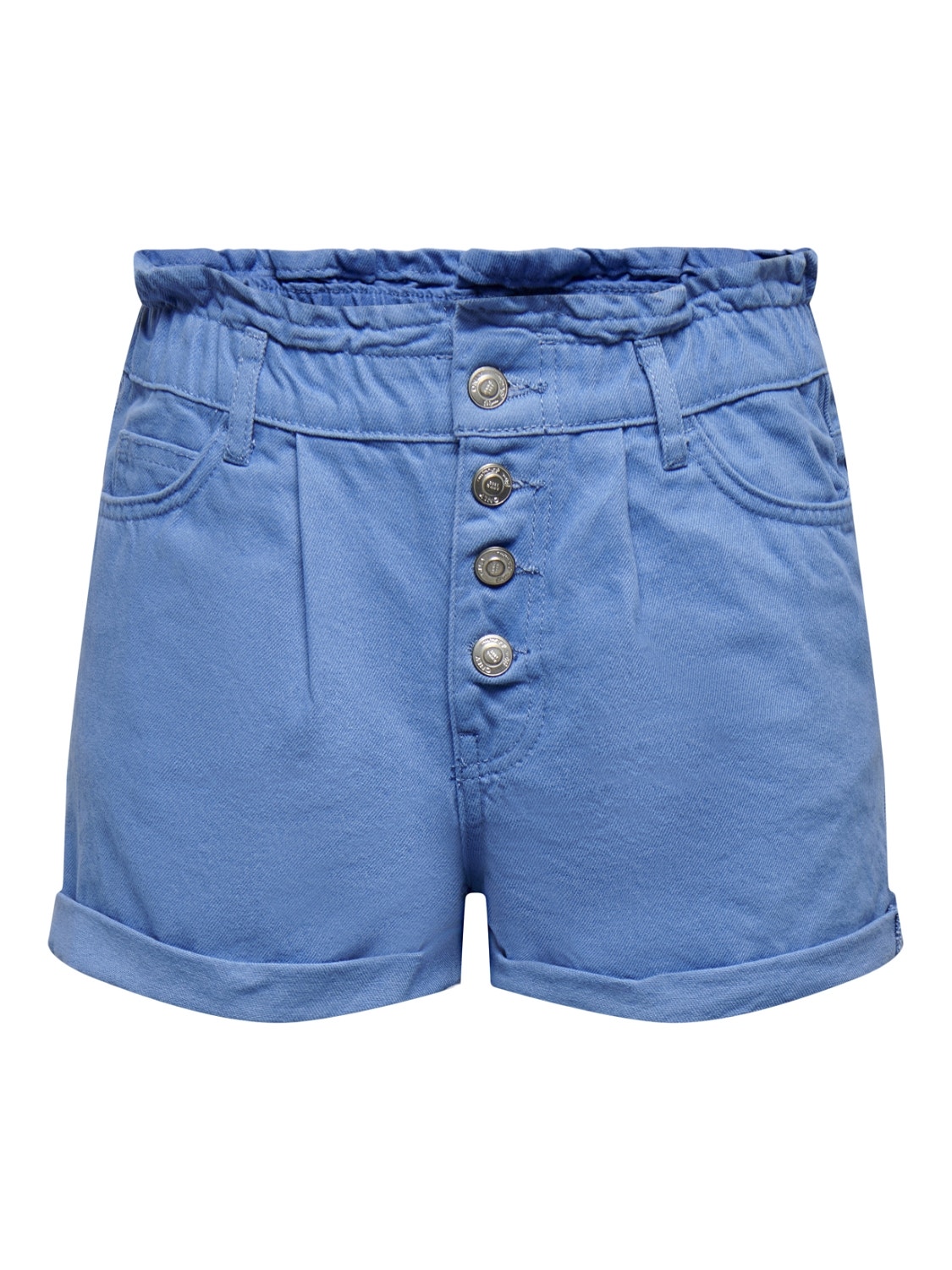 ONLY Relaxed Fit High waist Fold-up hems Shorts -Ultramarine - 15200196