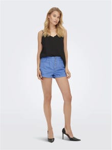 ONLY Shorts Relaxed Fit Taille haute Ourlets repliés -Ultramarine - 15200196