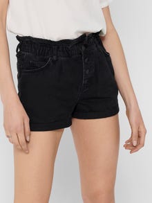 ONLY Paperbag Shorts -Black - 15200197