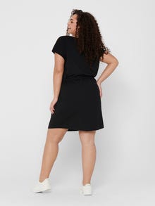 ONLY Regular Fit O-Neck Short dress -Black - 15200394