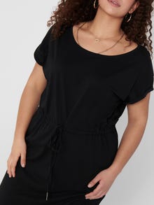 ONLY Curvy Basic Kleid -Black - 15200394