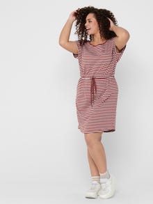 ONLY Regular Fit O-hals Kort kjole -Apple Butter - 15200395