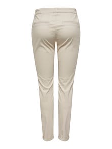 ONLY Slim Fit Trousers -Pumice Stone - 15200641