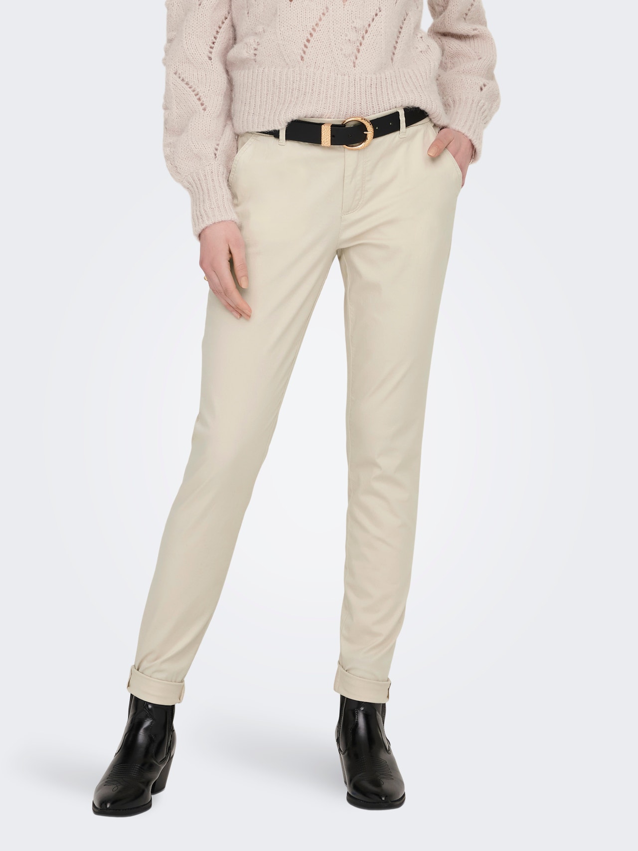 ONLY Classic Chinos -Pumice Stone - 15200641