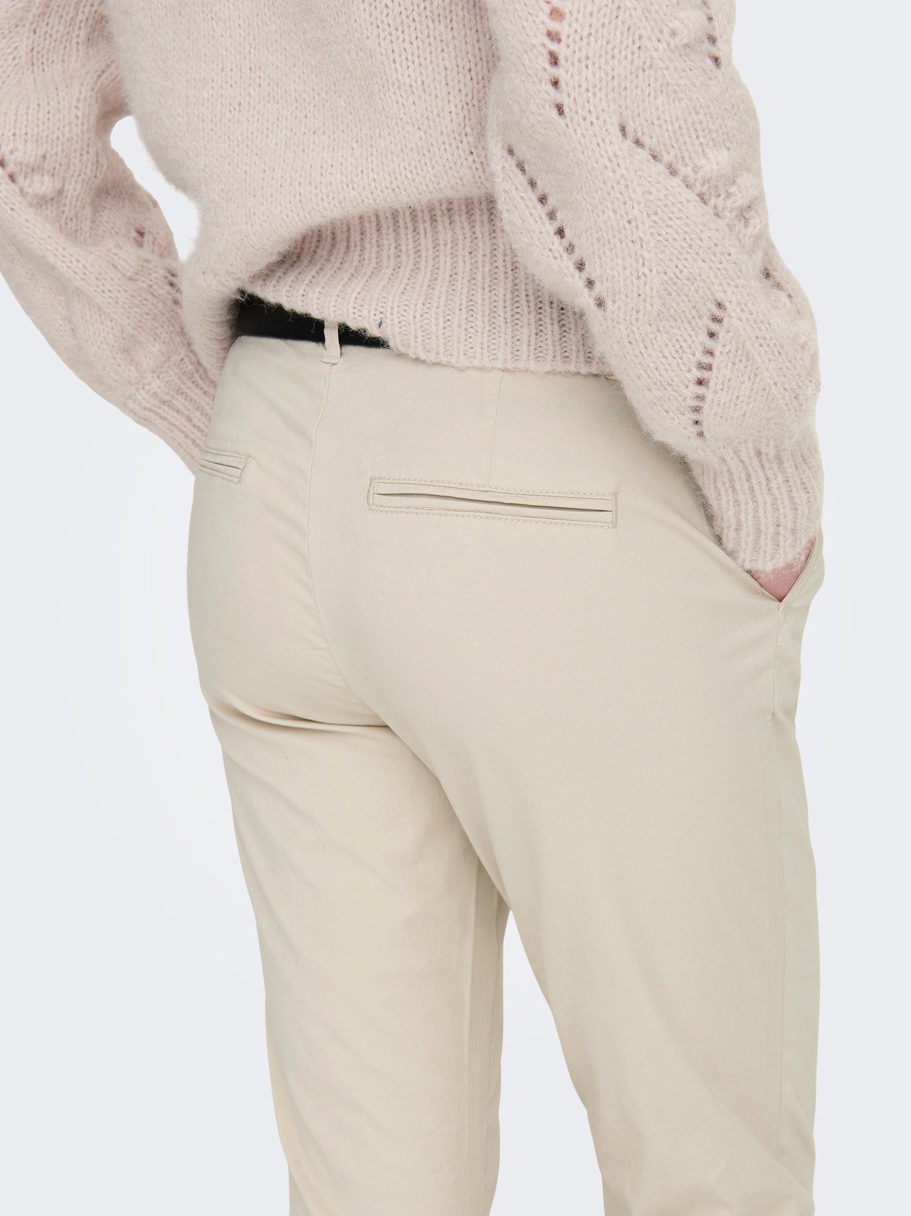 ONLY Pantalons Slim Fit -Pumice Stone - 15200641