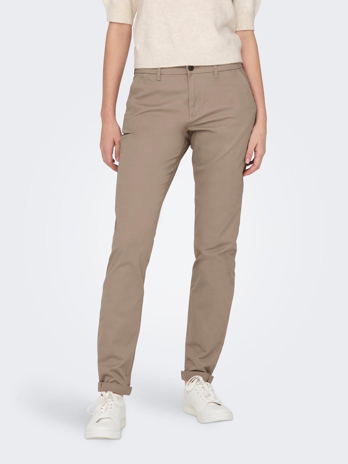 ONLY Classic Chinos -Silver Mink - 15200641