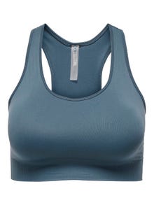 ONLY Curvy naadloze Sport BH -Orion Blue - 15200911