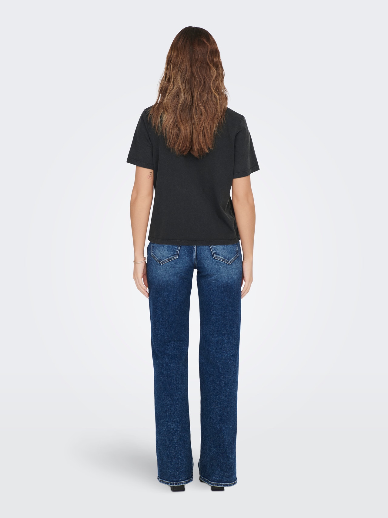 ONLY Vorderprint T-Shirt -Black - 15201027