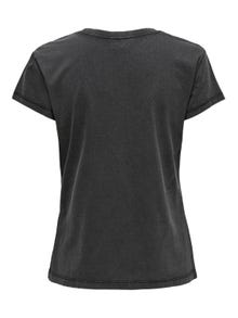 ONLY Con estampado frontal Camiseta -Black - 15201027