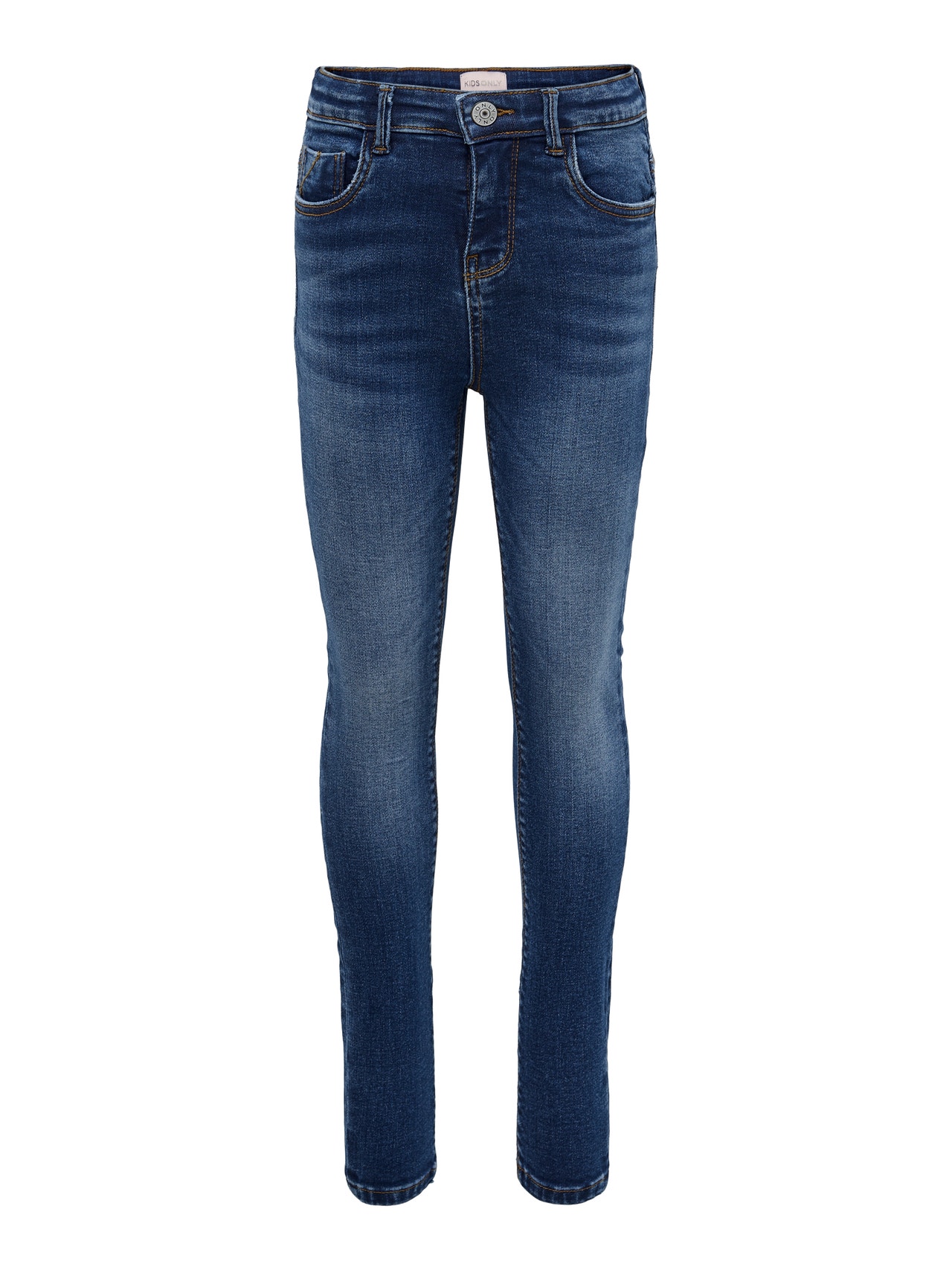 ONLY Skinny Fit High waist Jeans -Medium Blue Denim - 15201184