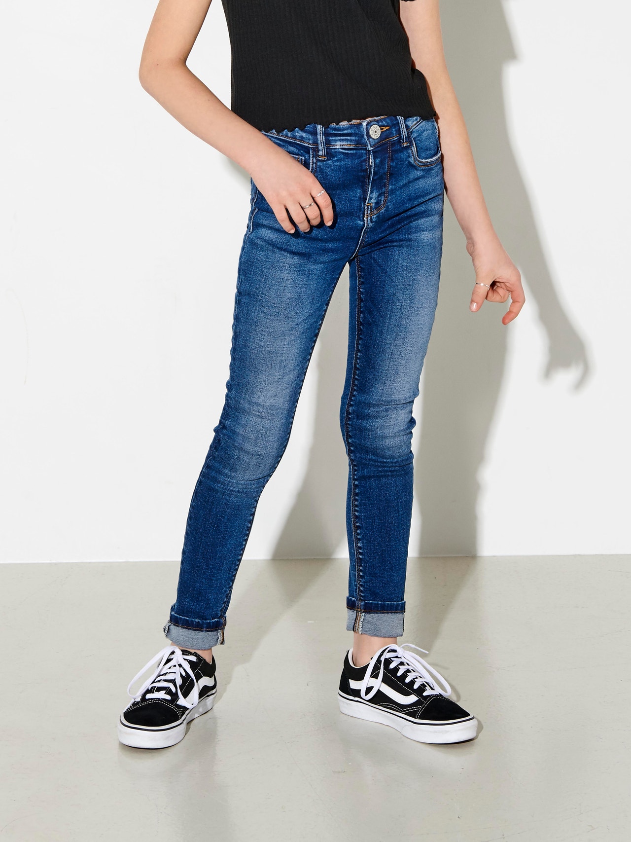 ONLY KONPaola hw Skinny fit jeans -Medium Blue Denim - 15201184