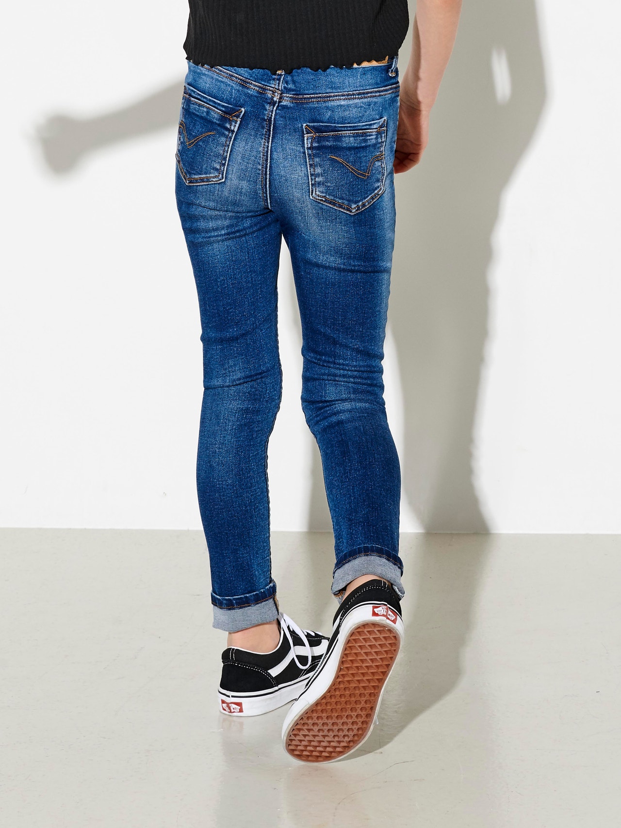 ONLY Skinny Fit High waist Jeans -Medium Blue Denim - 15201184