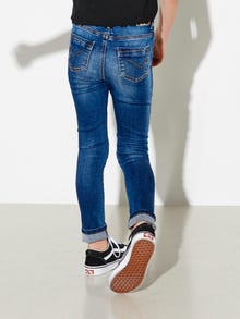 ONLY Skinny Fit Hohe Taille Jeans -Medium Blue Denim - 15201184