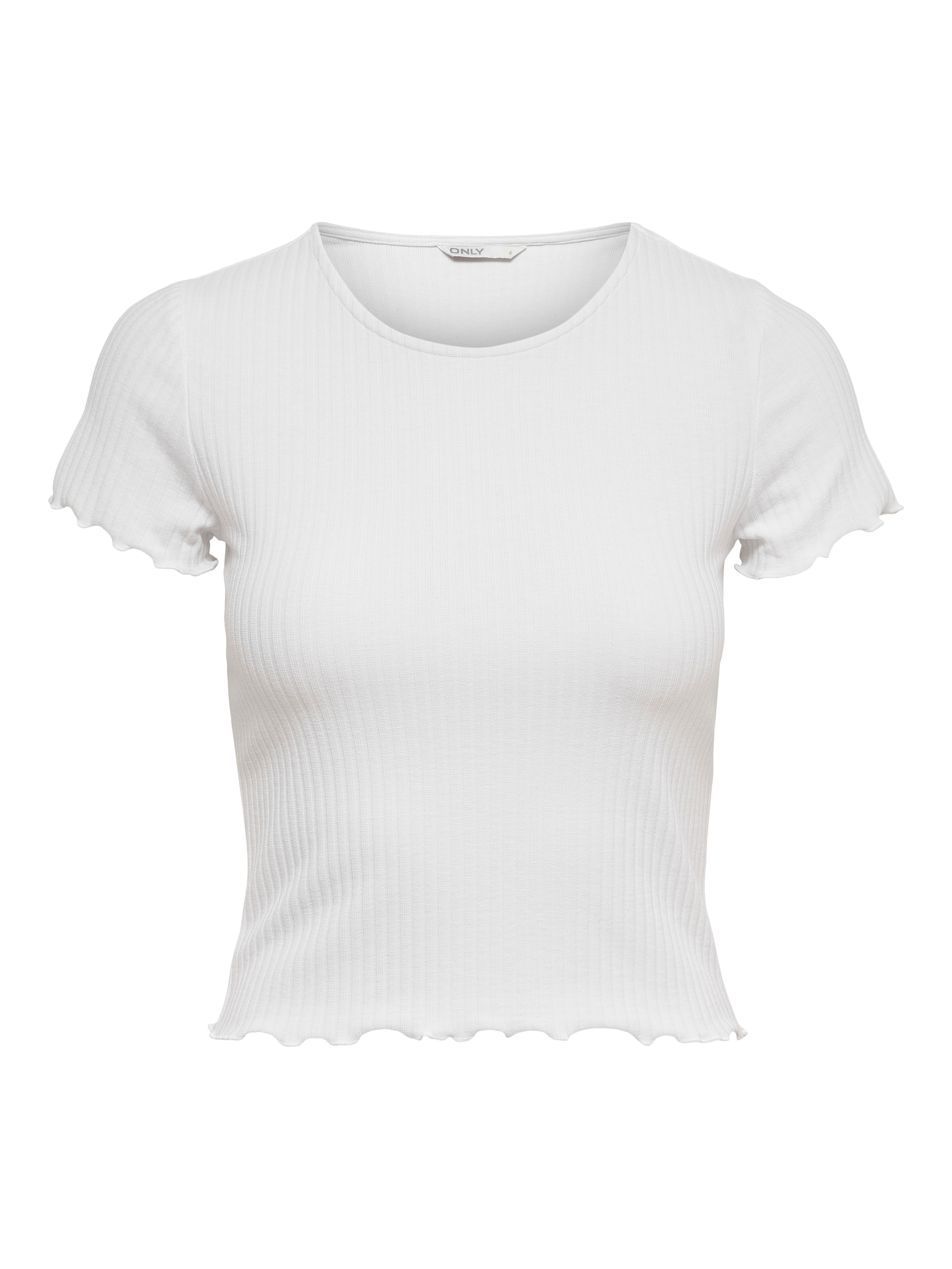 Ripp Oberteil | Weiß | ONLY®