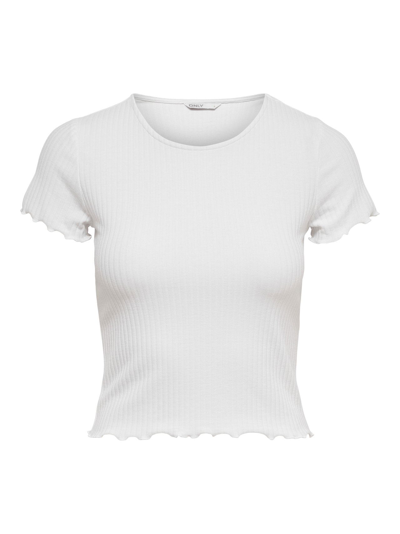 White Ripp Ripp Oberteil | Weiß | ONLY®