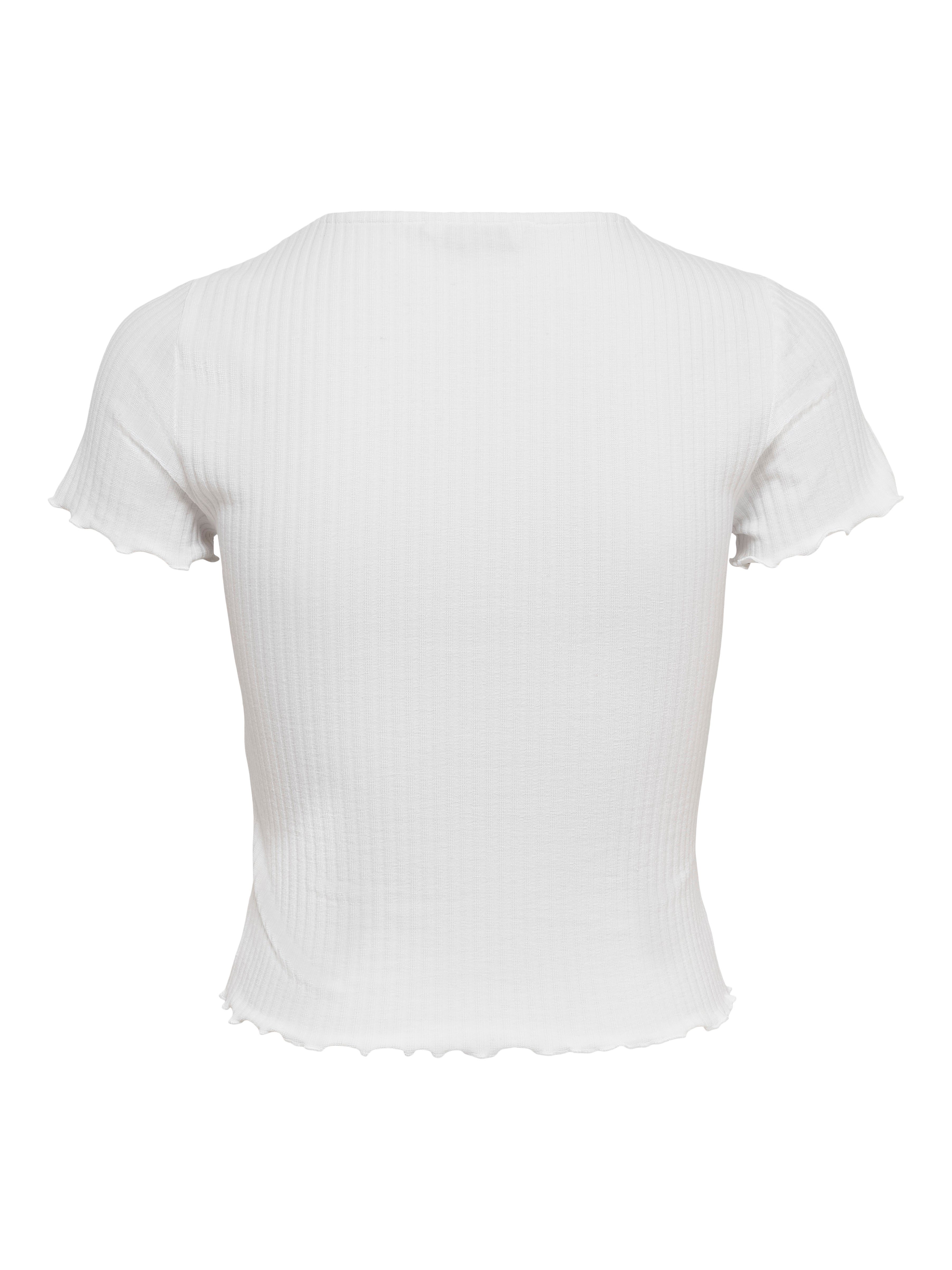 Ripp Oberteil | Weiß | ONLY®