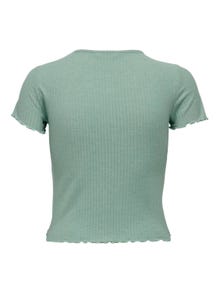 ONLY Normal geschnitten Rundhals T-Shirt -Jadeite - 15201206