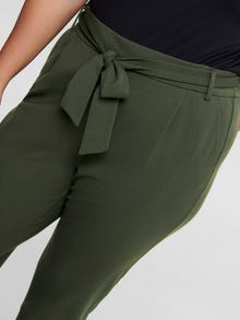 ONLY Curvy belt Trousers -Forest Night - 15201372