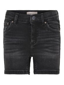 ONLY Shorts Skinny Fit -Black Denim - 15201451