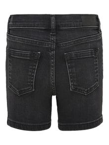 ONLY Skinny Fit Shorts -Black Denim - 15201451