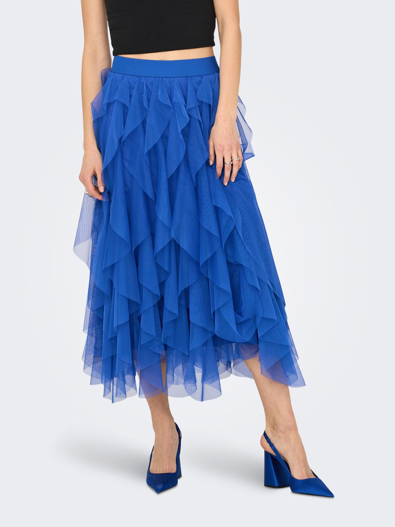 ONLY ONLSKY Lange rok -Strong Blue - 15201888