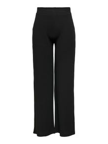 ONLY Wide fitted Trousers -Black - 15202195