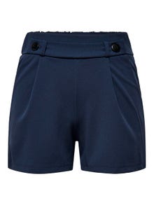 ONLY Solid colored Shorts -Black Iris - 15203098