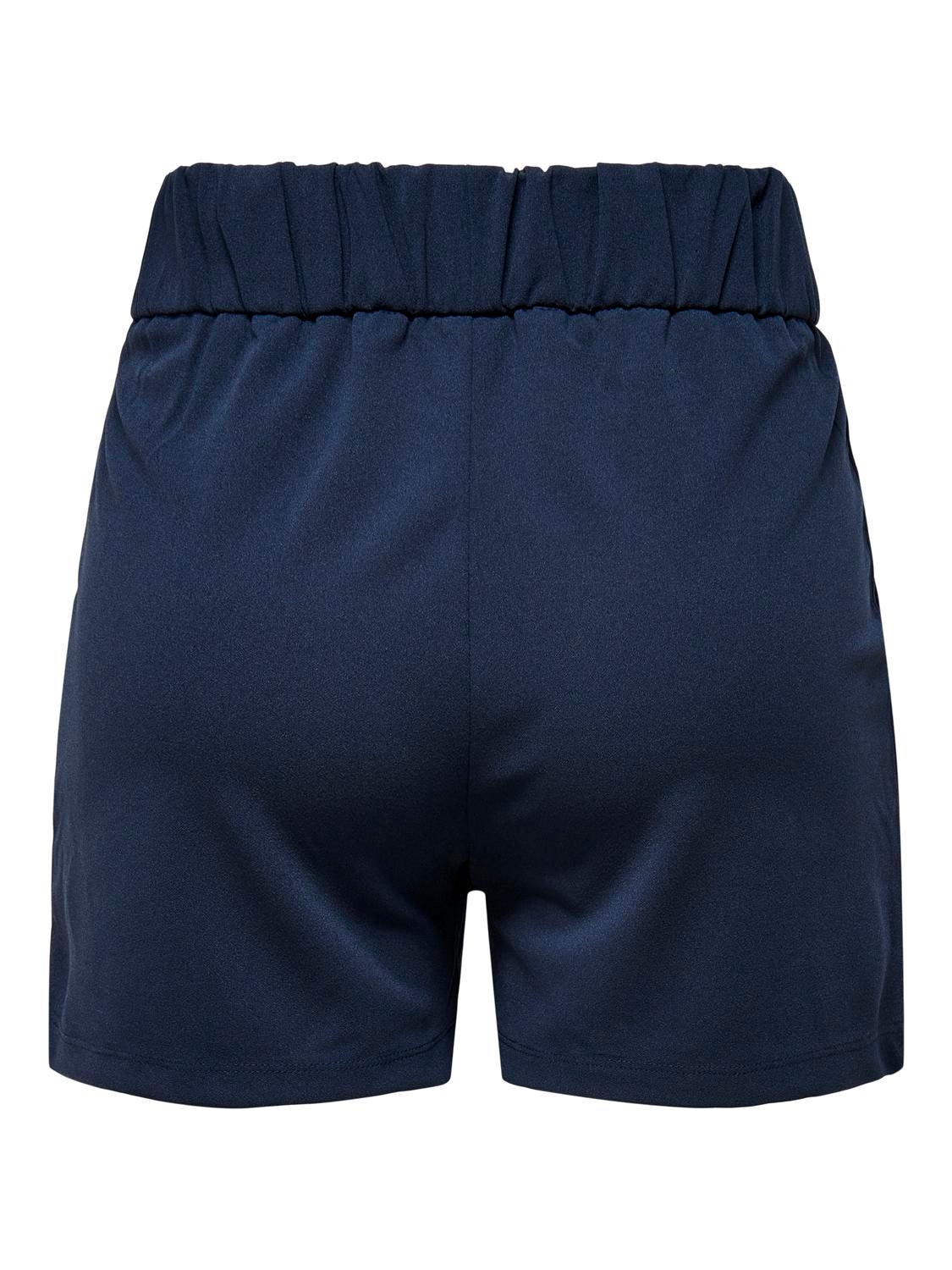 ONLY Solid colored Shorts -Black Iris - 15203098