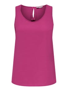 ONLY Regular Fit O-Neck Tank-Top -Very Berry - 15203227