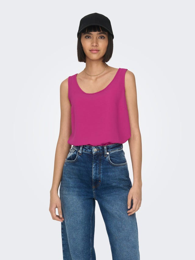 ONLY Couleur unie Top - 15203227