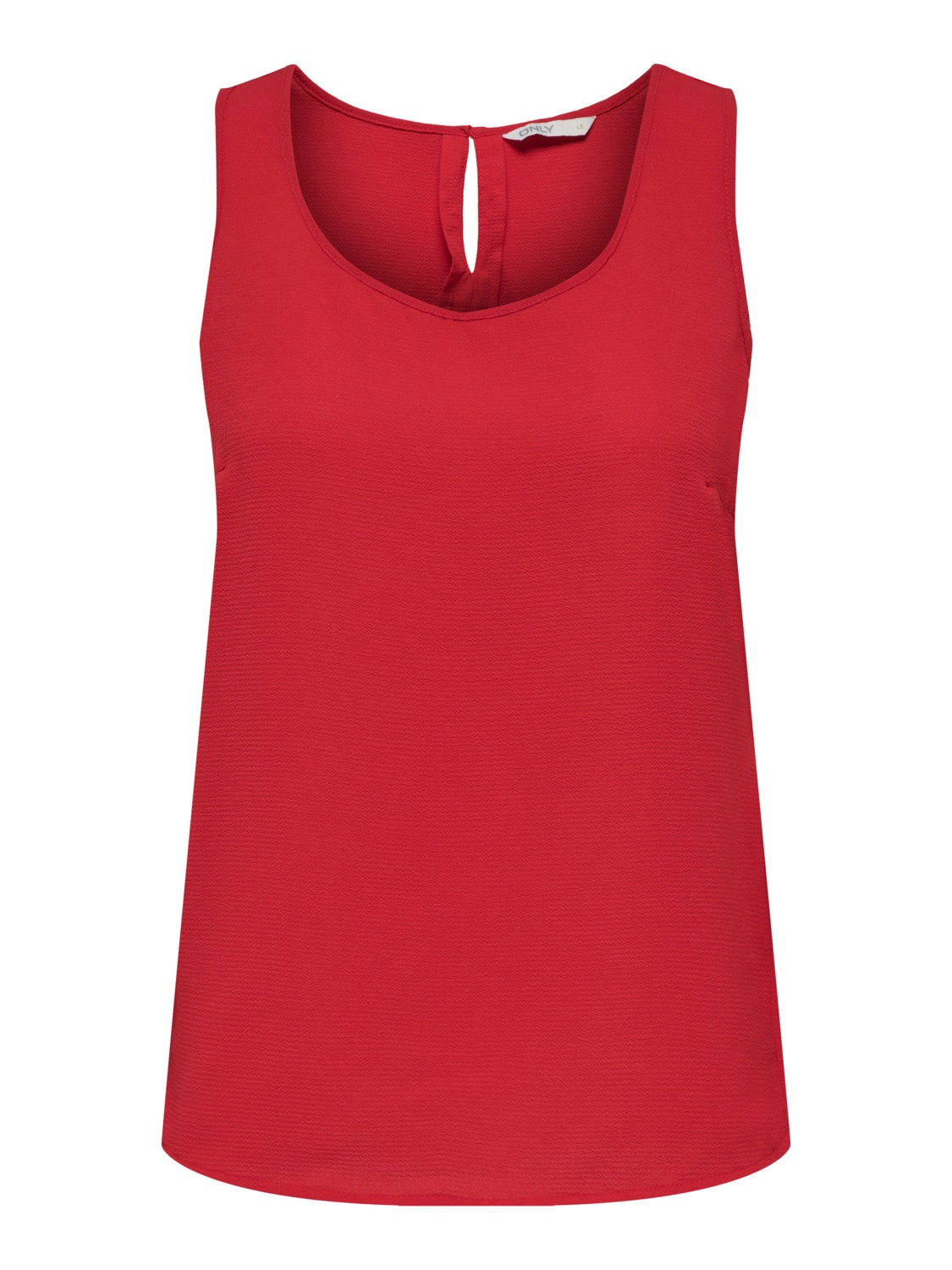 ONLY Regular Fit O-Neck Tank-Top -Mars Red - 15203227